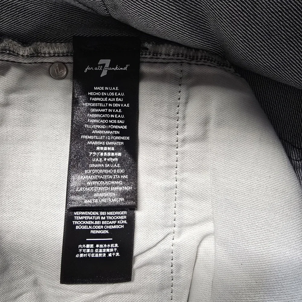 7 for all Mankind Airweft Slimmy Jeans Men Size 30x33 NWT